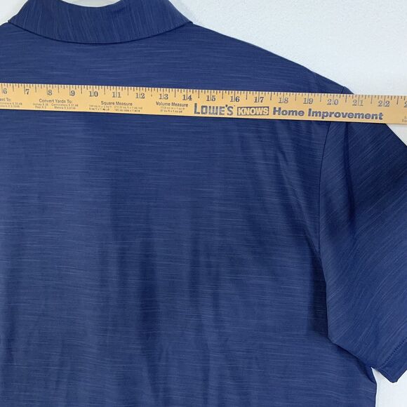 Callaway Golf Polo Shirt Men L Blue Collared Embroidered Logo Opti Dri Perform - Picture 4 of 10